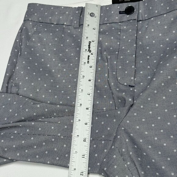 Talbots Gray Houndstooth Polka Dot Career Work Dress Pants Womens 10P - Picture 8 of 15